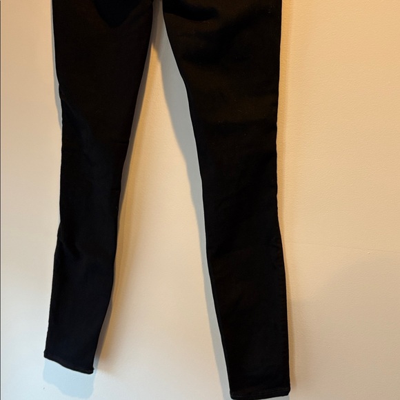 Hollister Curvy High Rise Super Skinny 00R Tipped Black Jeans - Picture 13 of 16